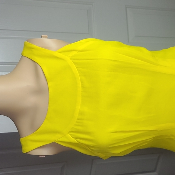 Ladies Scoop Back Dress w/Release Pleats - Picture 2 of 8